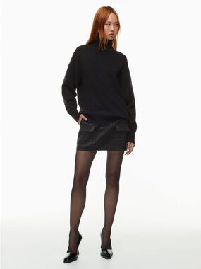 Babaton Rosemont Luxe Cashmere Turtleneck - Black